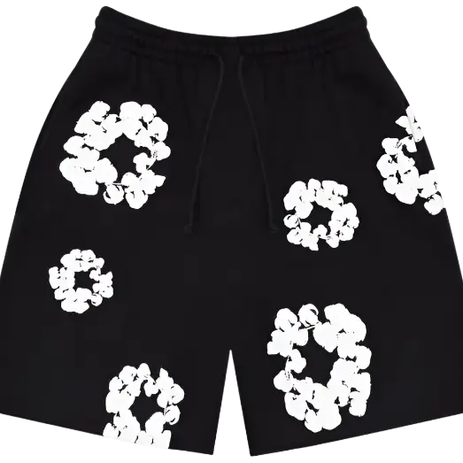 DENIM TEARS - Shorts - Black - Fitted Central PNW
