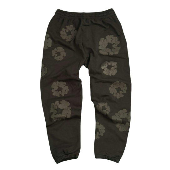 DENIM TEARS - Black Monochrome - Sweatpants - Fitted Central PNW