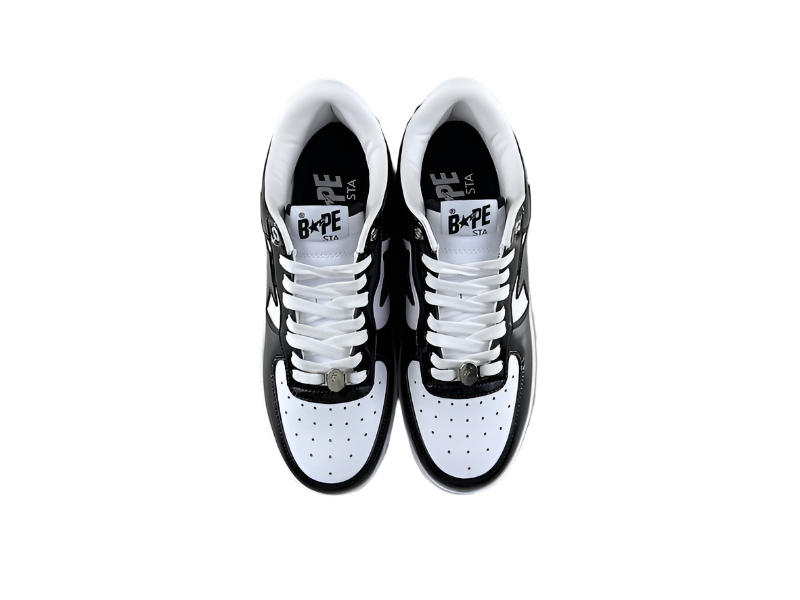 BAPESTA - BLACK/WHITE - Fitted Central PNW