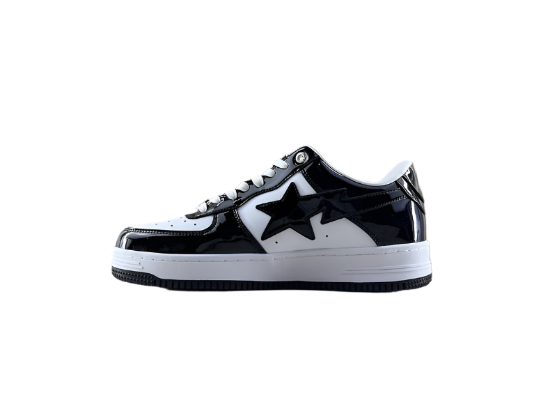 BAPESTA - BLACK/WHITE - Fitted Central PNW