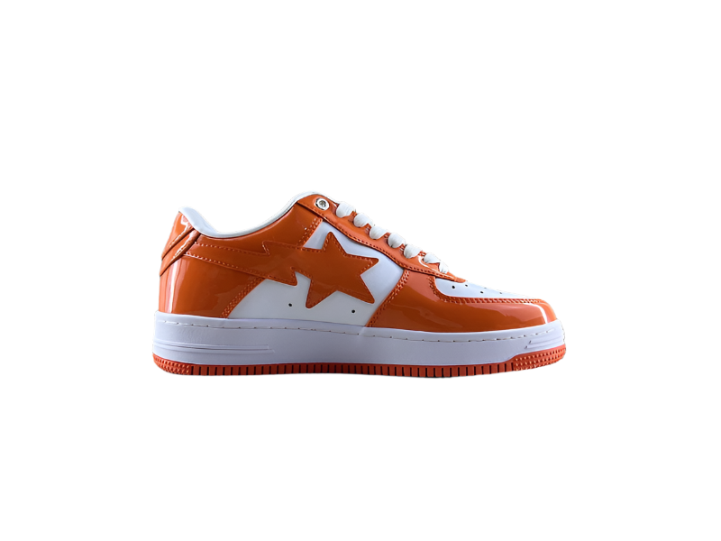 BAPESTA - WHITE/ORANGE - Fitted Central PNW