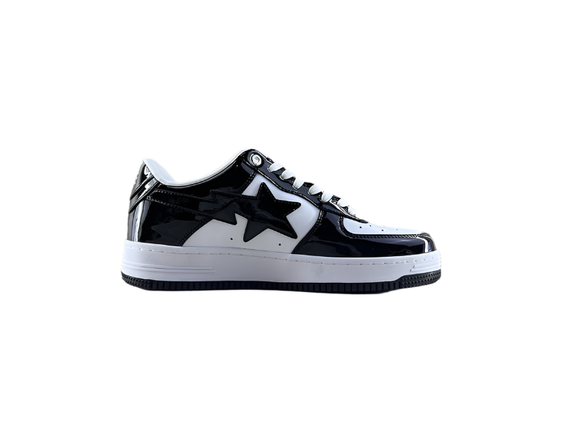 BAPESTA - BLACK/WHITE - Fitted Central PNW