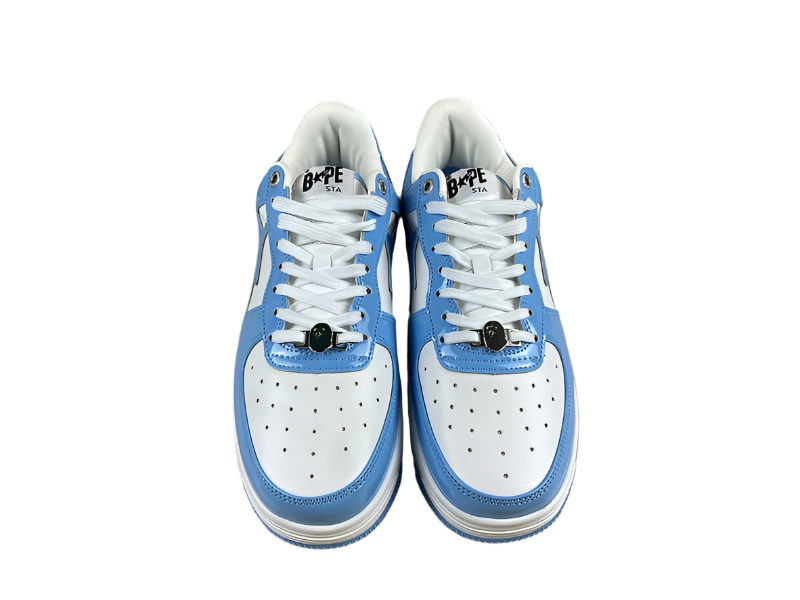 BAPESTA - WHITE/BLUE - Fitted Central PNW