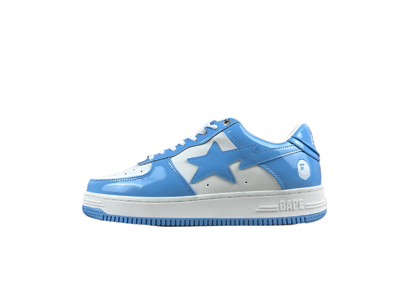 BAPESTA - WHITE/BLUE - Fitted Central PNW