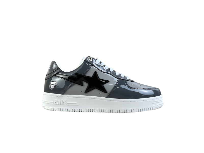 BAPESTA - GREY/BLACK - Fitted Central PNW