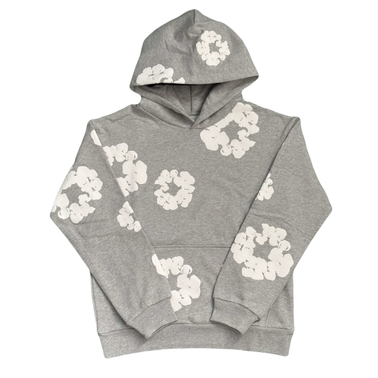 DENIM TEARS - Grey - Hoodie - Fitted Central PNW