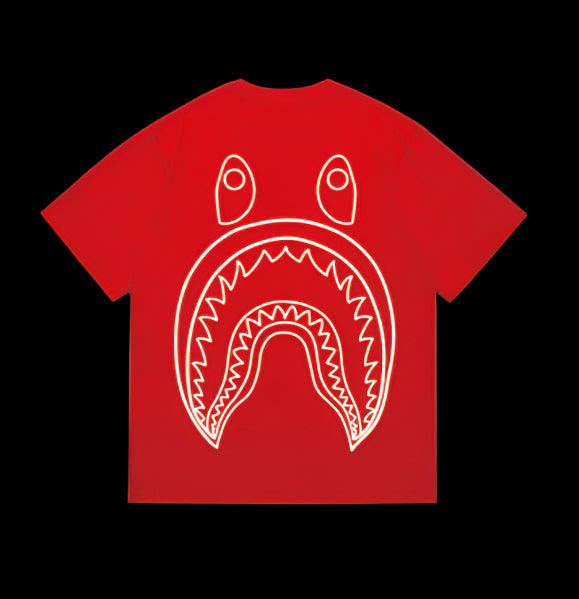 BAPE - SHARK GRAPHIC - T SHIRT - Fitted Central PNW