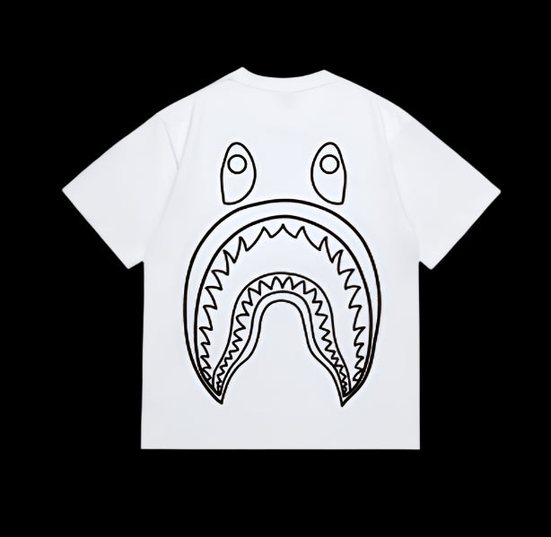 BAPE - SHARK GRAPHIC - T SHIRT - Fitted Central PNW
