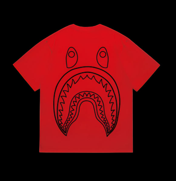 BAPE - SHARK GRAPHIC - T SHIRT - Fitted Central PNW