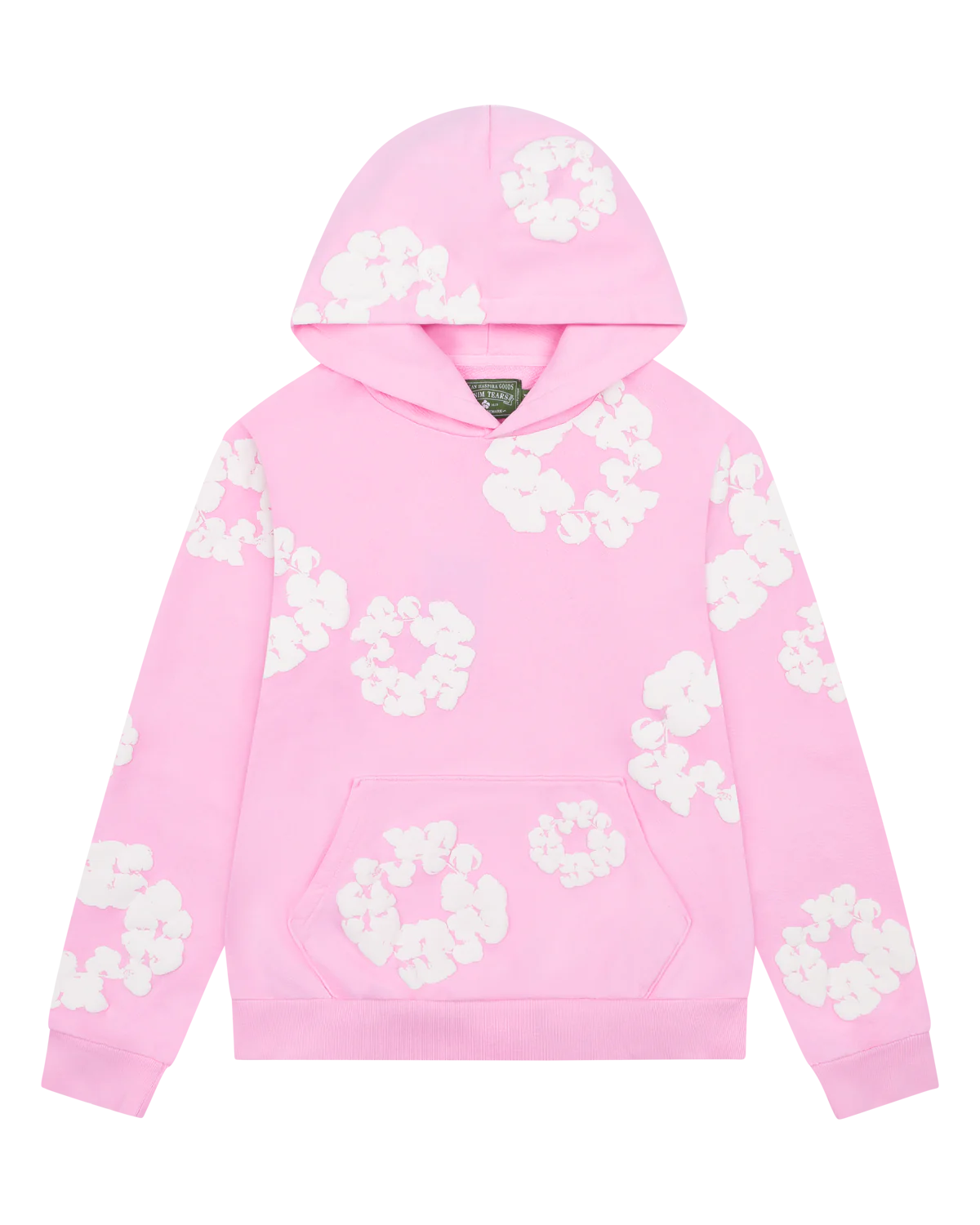 DENIM TEARS - Powder Pink - Hoodie - Fitted Central PNW