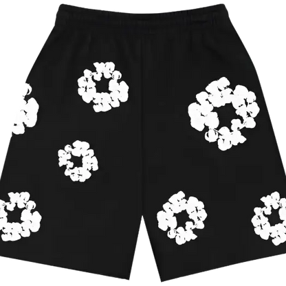 DENIM TEARS - Shorts - Black - Fitted Central PNW