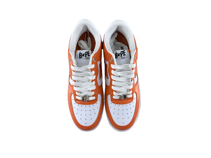 BAPESTA - WHITE/ORANGE - Fitted Central PNW