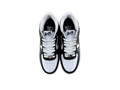 BAPESTA - BLACK/WHITE - Fitted Central PNW
