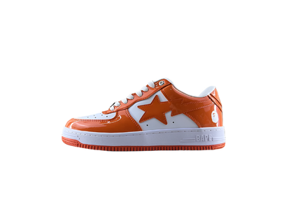 BAPESTA - WHITE/ORANGE - Fitted Central PNW