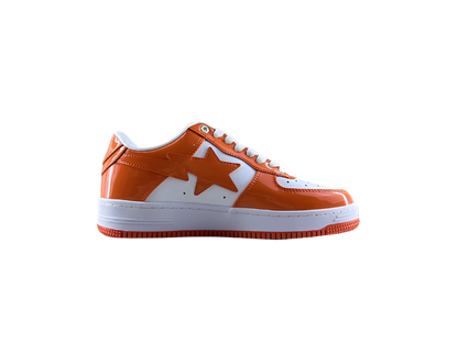 BAPESTA - WHITE/ORANGE - Fitted Central PNW