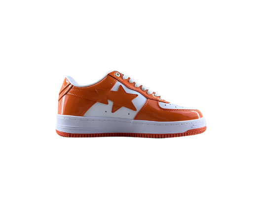 BAPESTA - WHITE/ORANGE - Fitted Central PNW