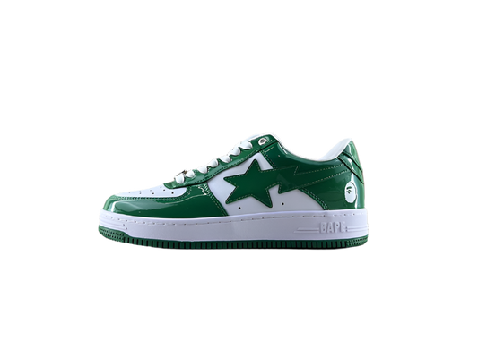 BAPESTA - WHITE/GREEN - Fitted Central PNW