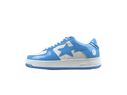 BAPESTA - WHITE/BLUE - Fitted Central PNW