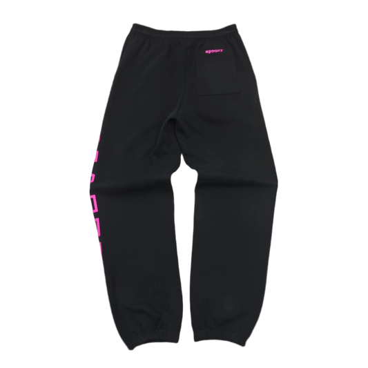 Sp5der Arach Sweatpants - Black - Fitted Central PNW