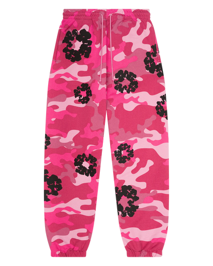 DENIM TEARS - Camo - Pink - Sweatpants - Fitted Central PNW