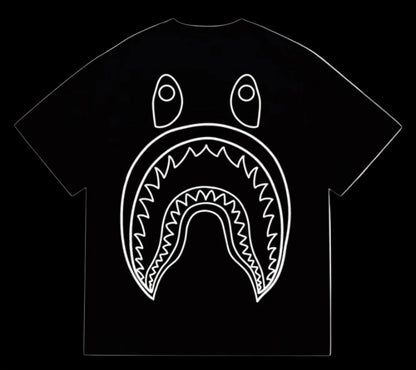 BAPE - SHARK GRAPHIC - T SHIRT - Fitted Central PNW