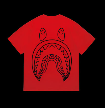 BAPE - SHARK GRAPHIC - T SHIRT - Fitted Central PNW
