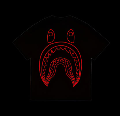 BAPE - SHARK GRAPHIC - T SHIRT - Fitted Central PNW
