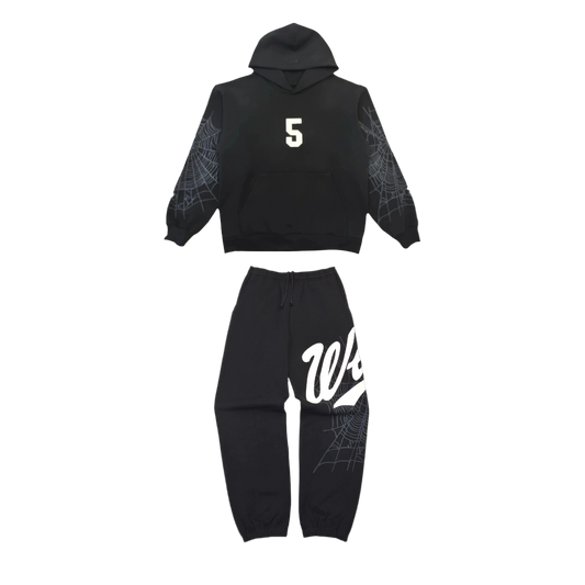 Sp5der - 5-Wait - Black - Fit - Fitted Central PNW