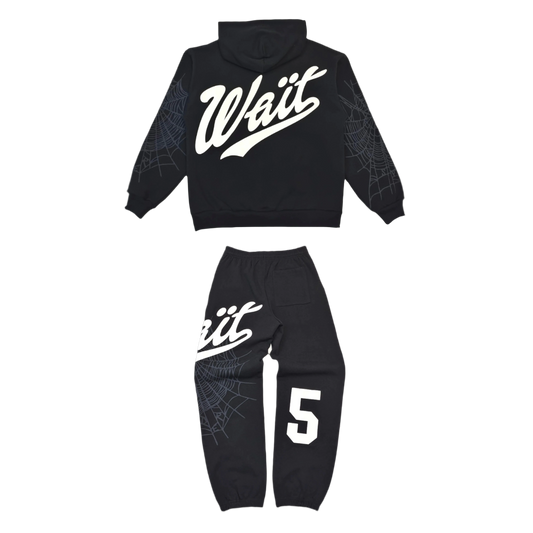 Sp5der - 5-Wait - Black - Fit - Fitted Central PNW