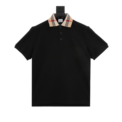 BURBERRY - Check Collar - Polo - Fitted Central PNW
