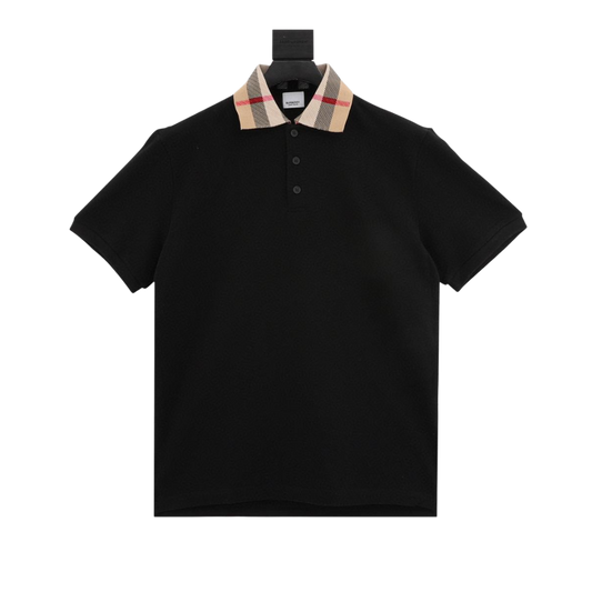 BURBERRY - Check Collar - Polo - Fitted Central PNW